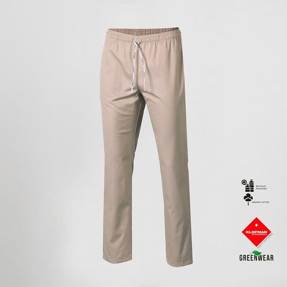Pantalón Unisex Con Goma Y Cordón En Tejido Orgánico Y Reciclado Klopman