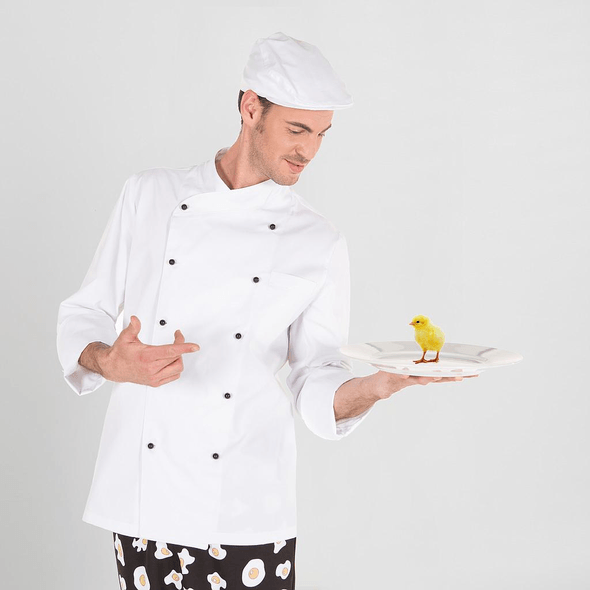 Chaqueta De Cocina Para Hombre Nice Con Botón Separado