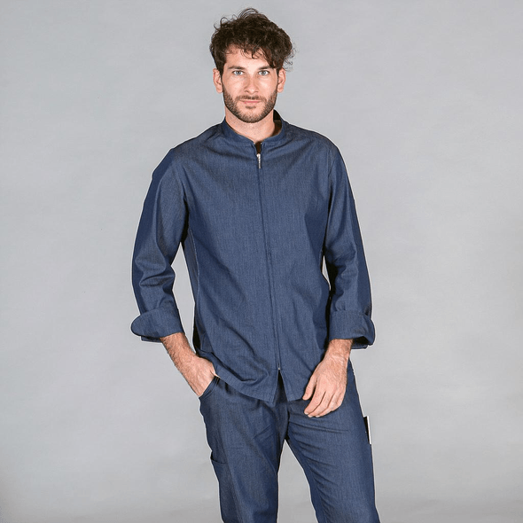 Jaqueta De Cozinha Unissexo Santana Tejano Zafiro