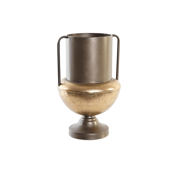 Dkd Home Decor | Vaso Metal Cobre Vintage (BB-11-9705)