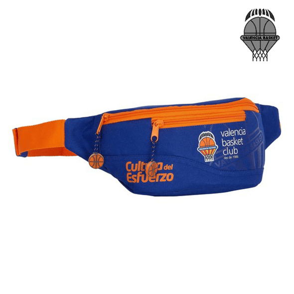Valencia Basket | Bolsa De Cintura Azul Laranja (23 X 12 X 9 Cm)