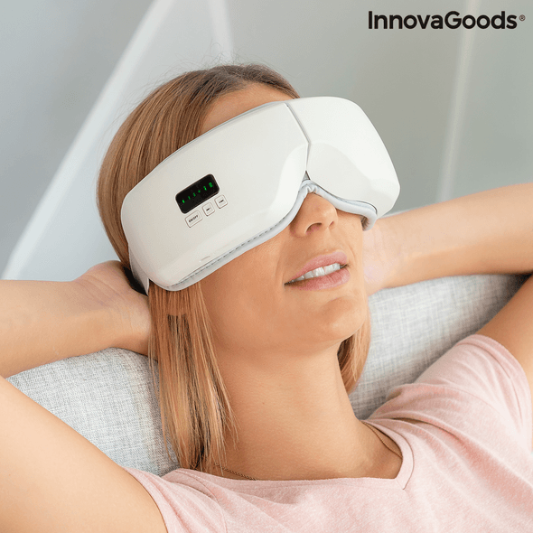 Innovagoods | Masajeador De Ojos Con Compresión De Aire 4 En 1 Eyesky
