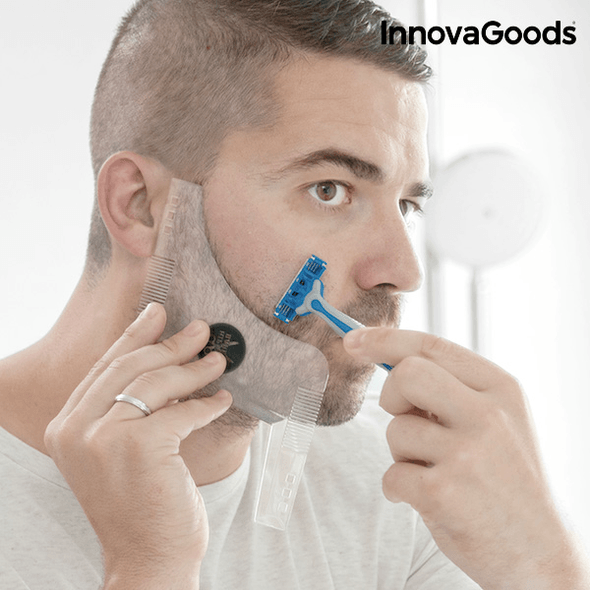 Innovagoods | Plantilla De Barba Hipster De Peluquería