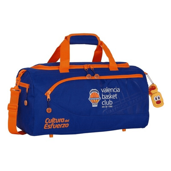 Valencia Basket | Saco De Desporto Azul Laranja (50 X 25 X 25 Cm)