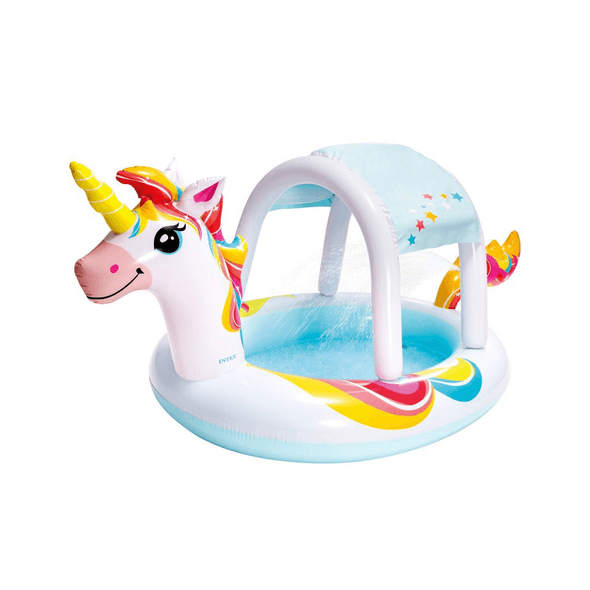 Intex | Piscina Hinchable Infantil Unicornio 130 L (254 X 132 X 109 Cm)