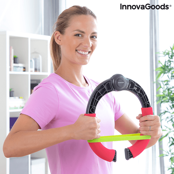 Innovagoods | Exercitador De Braços Regulável Com Resistência E Guia De Exercícios Forcearc