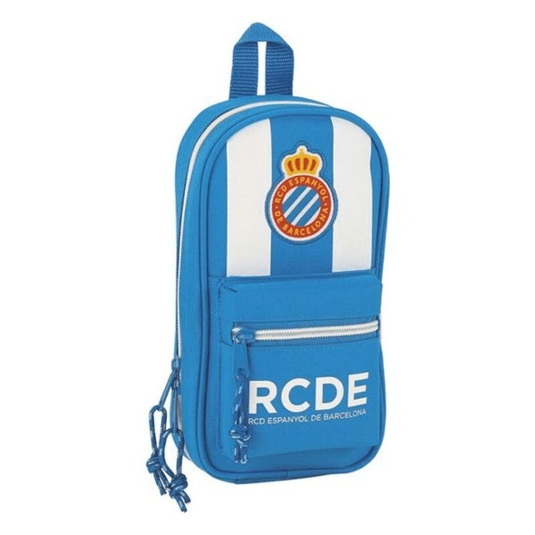 Rcd Espanyol | Mochila Com Estojo Azul Branco (33 Peças)