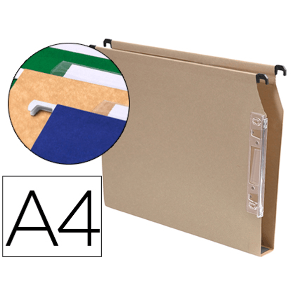 Gio | Capa De Suspensão Din A4 Visor Lateral 250X330X50 Mm Kraft