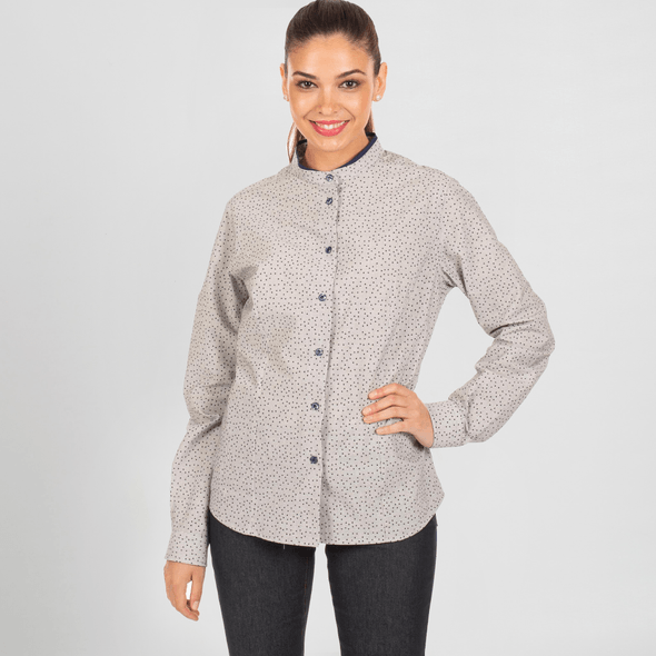Camisa De Mulher Regina Vichy Triângulos