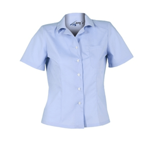 Blusa De Mucama Entallada M/C Popelín