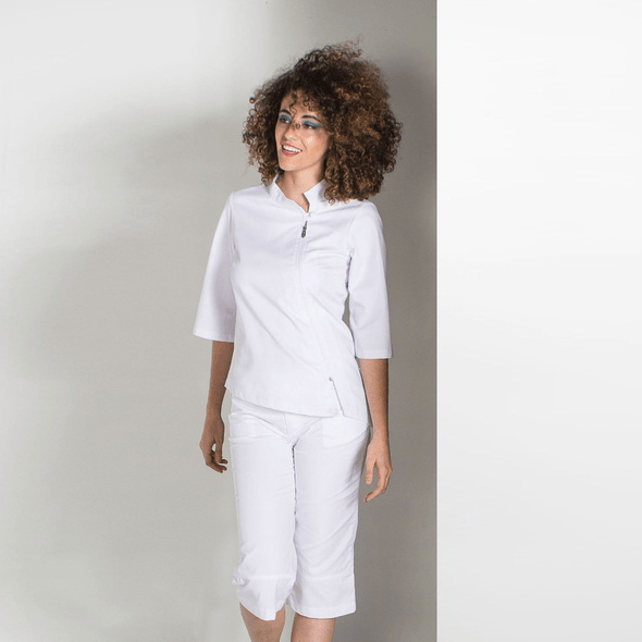 Blusa De Mulher Com Zíper Costado