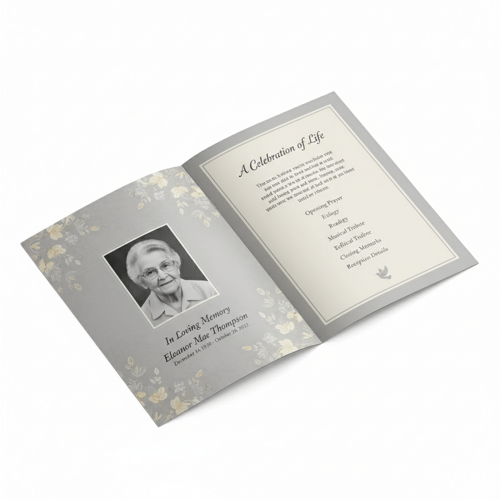 Funeral Programs | 360onlineprint