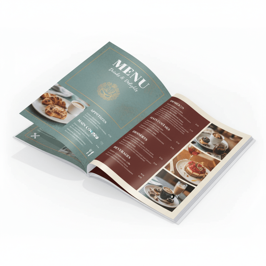 Menu Book | 360onlineprint