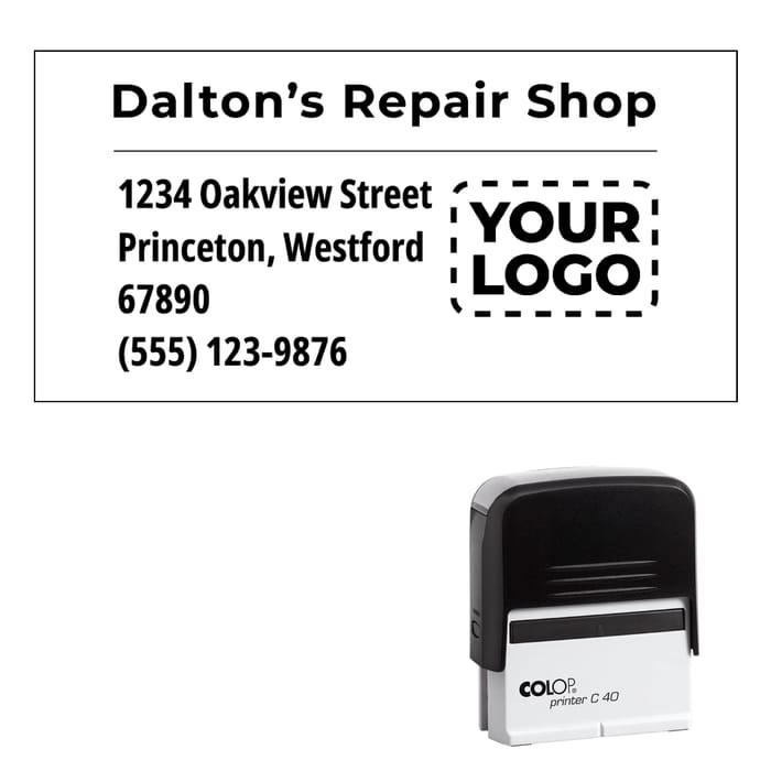 Rectangle Logos Stamps