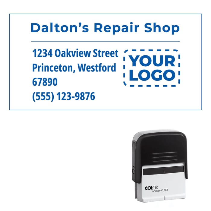 Business Address Stamps