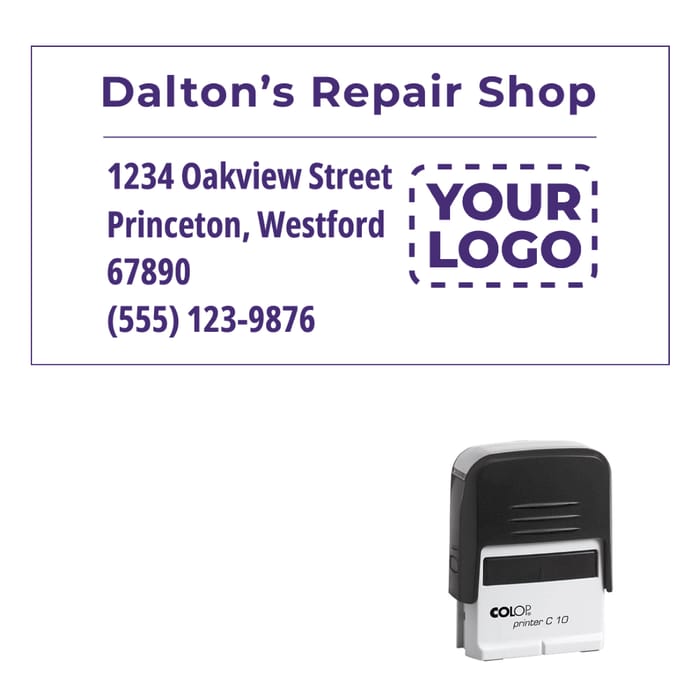 Business Address Stamps