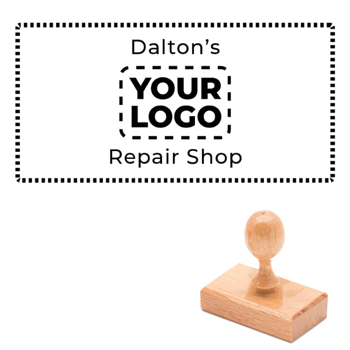 Logo & Text Stamps