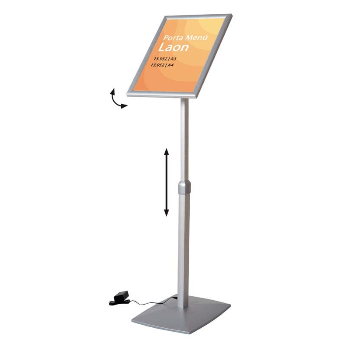 Flexible Menu Holder with LED Light Laon