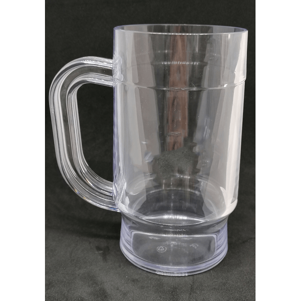 Caneca de cerveja inquebrável em plástico