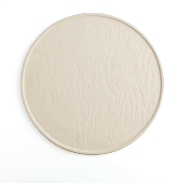 Plato para pizza de vidrio -  Mineral
