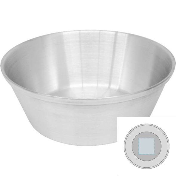 Aluminium kakform utan mittenrör - Ferradura