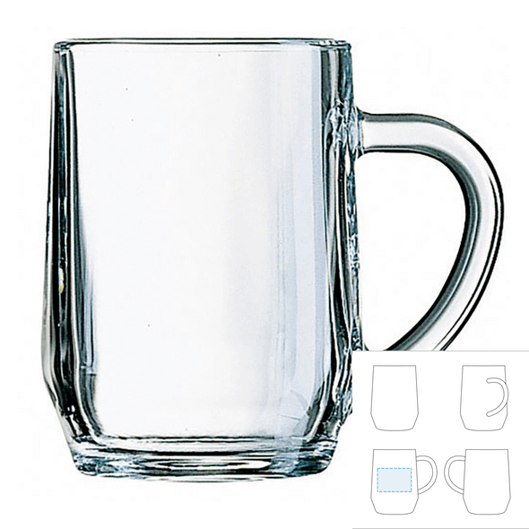 Boccale da birra in vetro - ARCOROC™ - Haworth