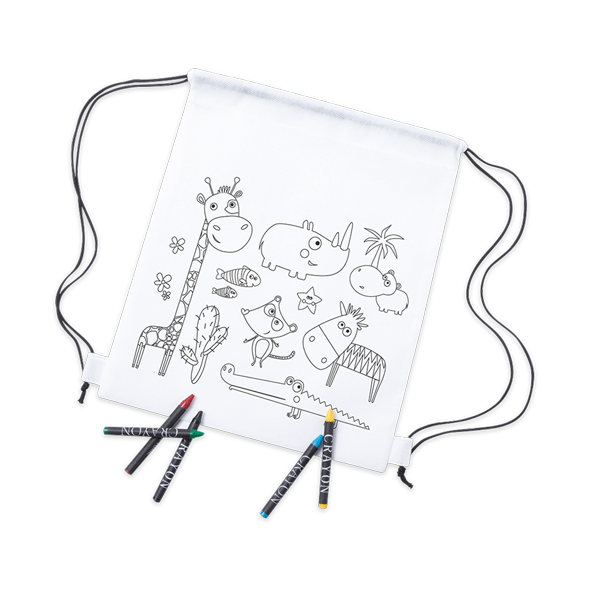 Bolsa con cordones en Non-woven