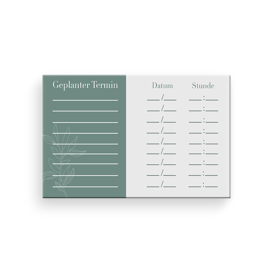 Magnetische Terminkarten