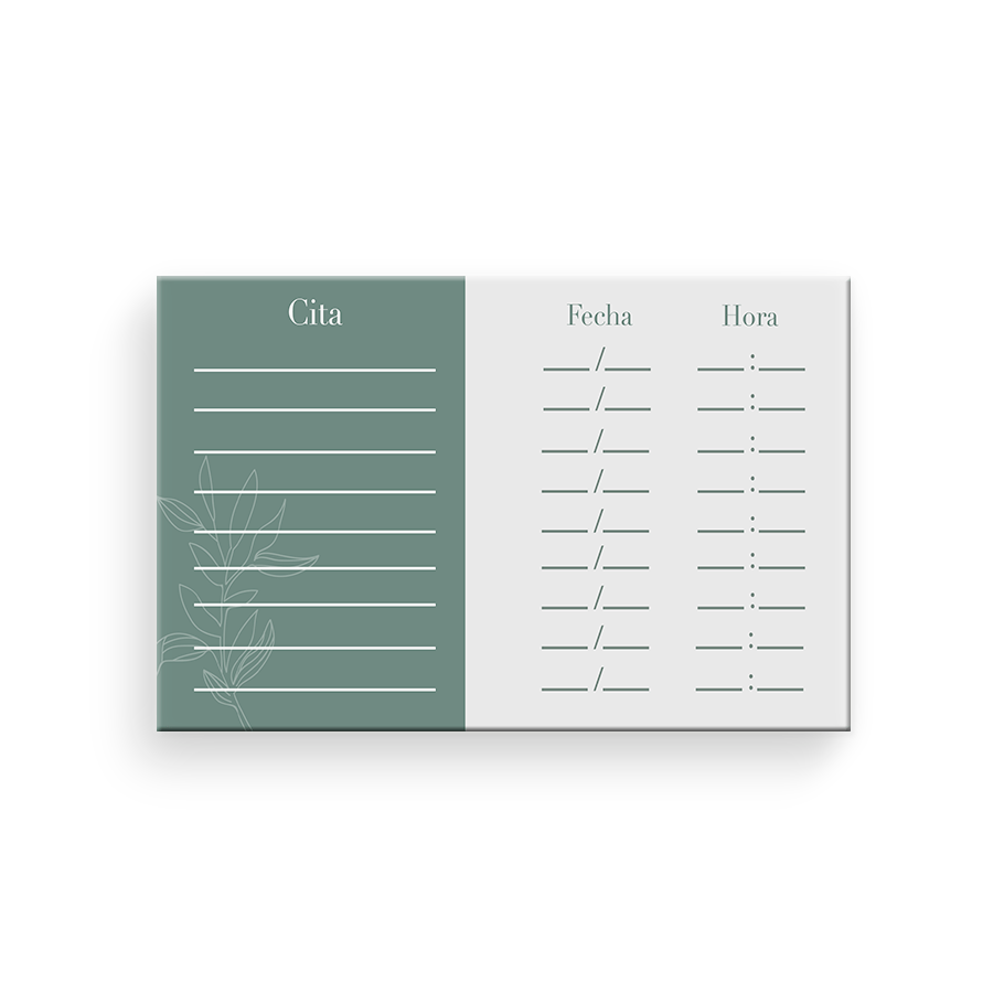 Tarjetas de citas magnéticas