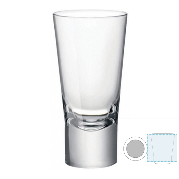 Copo de licor (shot) em vidro - BORMIOLI ROCCO™ - Ypsilon