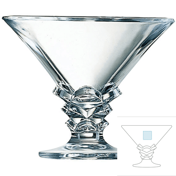 Cuenco para helado de vidrio -  ARCOROC™  -  Palmier