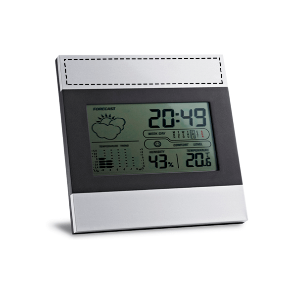 Digital väderstation i skrivbordsformat