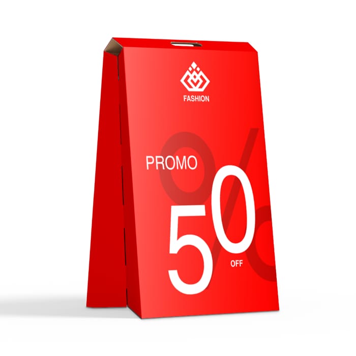 Espositore portatile in cartone