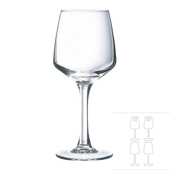 Glass wine glass - ARCOROC™ - Lineal