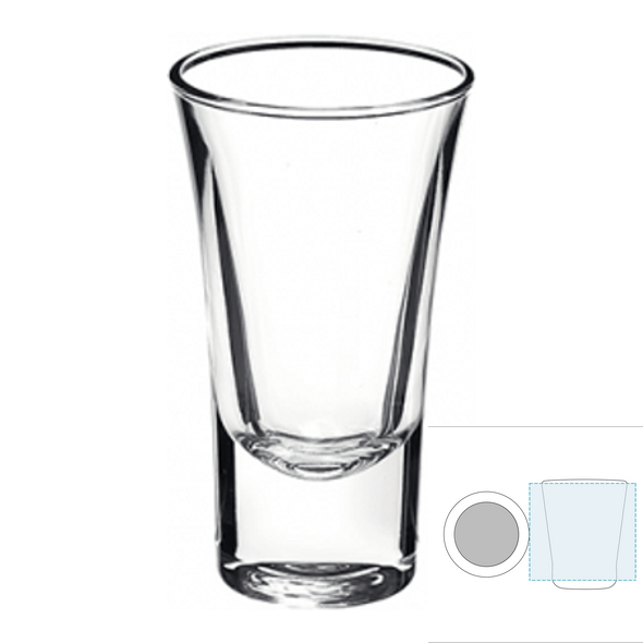 Liköörilasi (shot) lasi - BORMIOLI ROCCO™ - Dublino