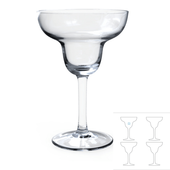 Margaritaglas aus Glas - Margarita