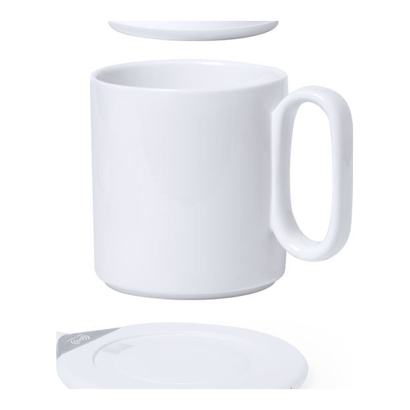 Kalan Cup Set with Wireless Cup Heater and Charger