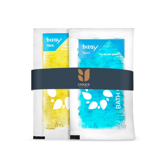 Shampoo and Shower Gel Sachets Pack 0.5 fl oz - Coconut (2 units)