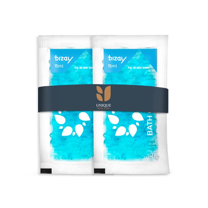 Shower Gel Sachets Pack 15ml - Coconut  (2 un)