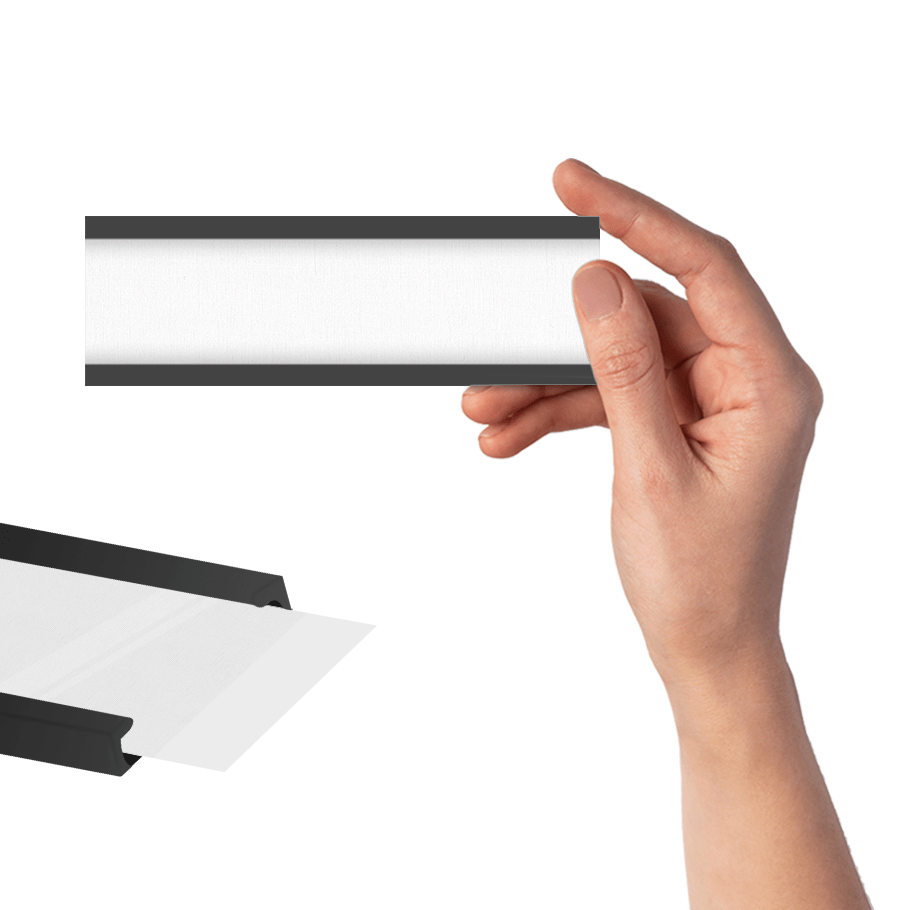 Magnetischer etikettenhalter