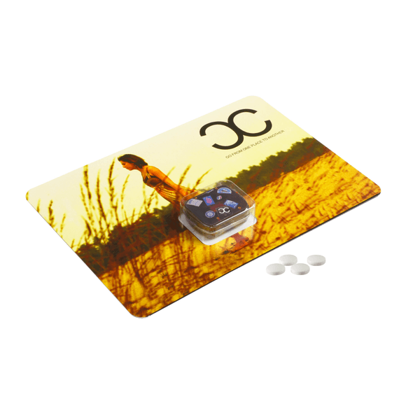 A5-kort med myntverk