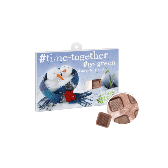 Calendario de Adviento con Chocolate