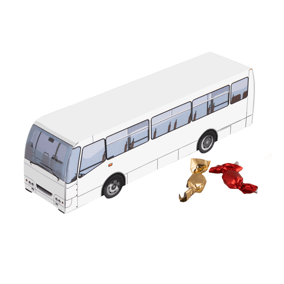 Caja con Caramelos - Formato Autobús