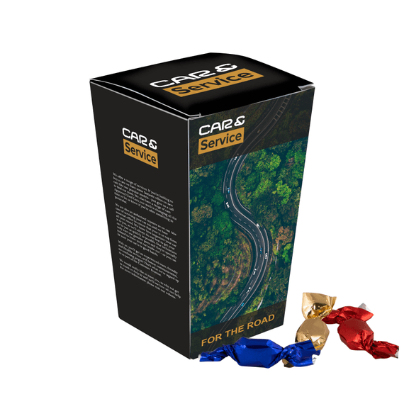 Caixa com Rebuçados para Carro