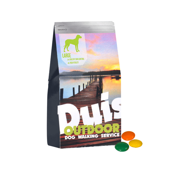 Schachtel mit Pralinen - Futterbeutelformat