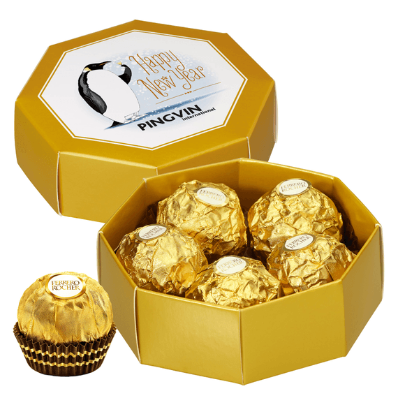 Gift Box Dourada com Ferrero Rocher™