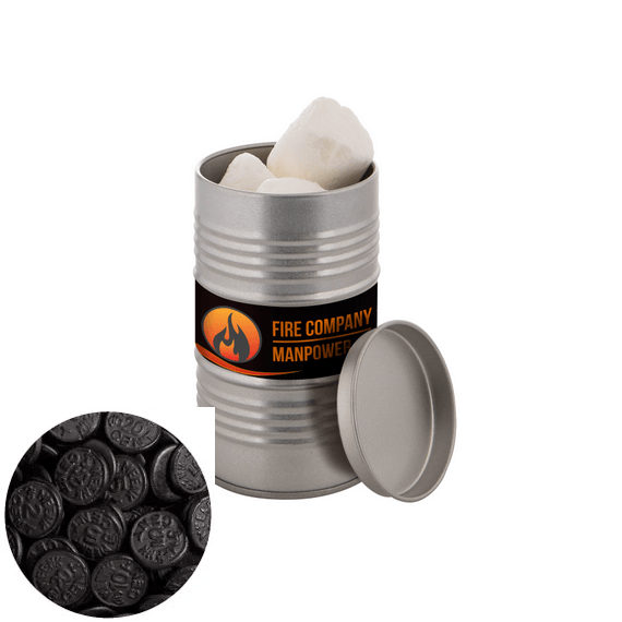 Caja com Caramelos - Formato Barril de Petróleo