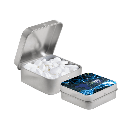 Lata Quadrada com Mints