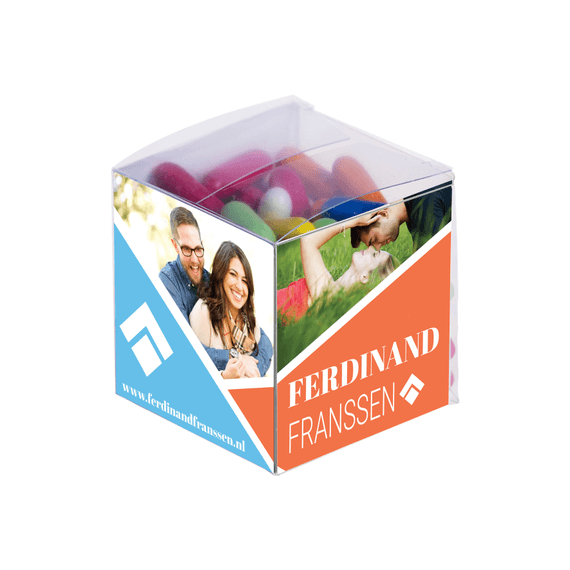 Cube Transparent avec Bonbons