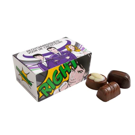 Scatola con cioccolatini belgi